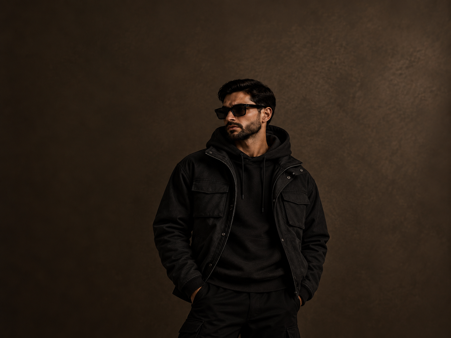 Different Level Top category campaign featuring dark technical streetwear.